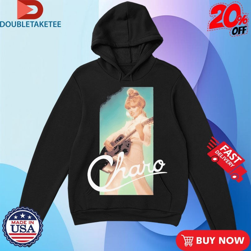Official Charo 1981 Guitar Photo Shirts Unisex , , , Long Sleeve Tee