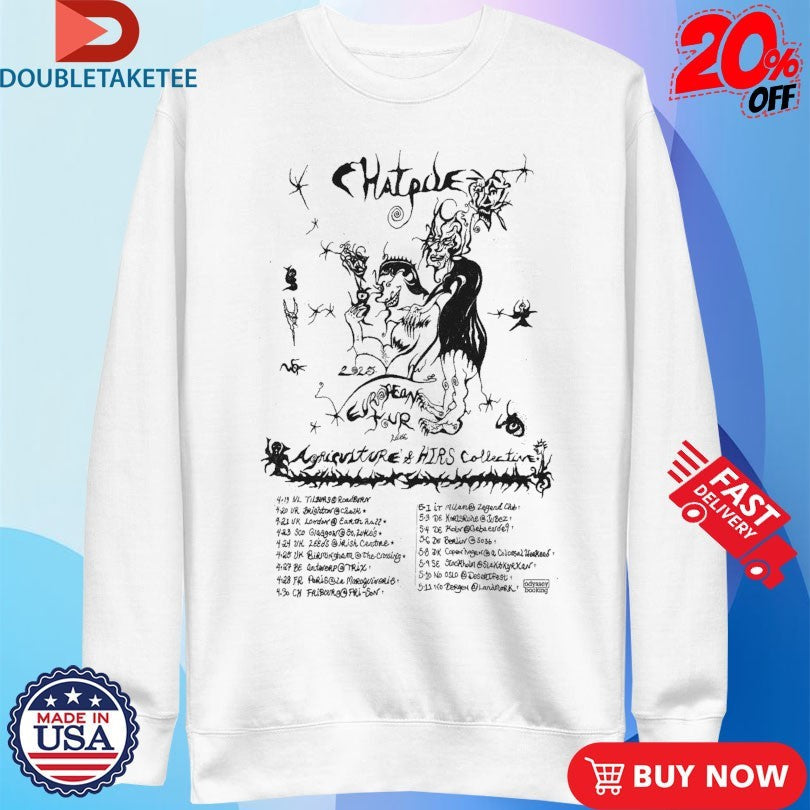 Official Chat pile European Tour UK 2025 Dates Shirts Unisex , , , Long Sleeve Tee