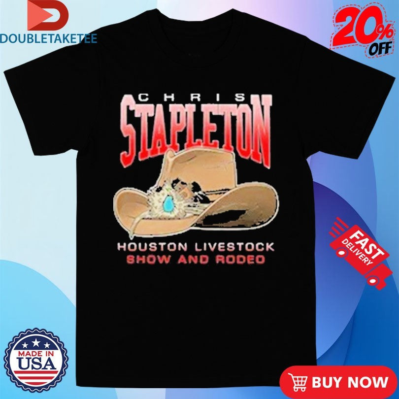 Official Chris Stapleton Houston Show And Rodeo Cowboy Hat Shirts Unisex , , , Long Sleeve Tee