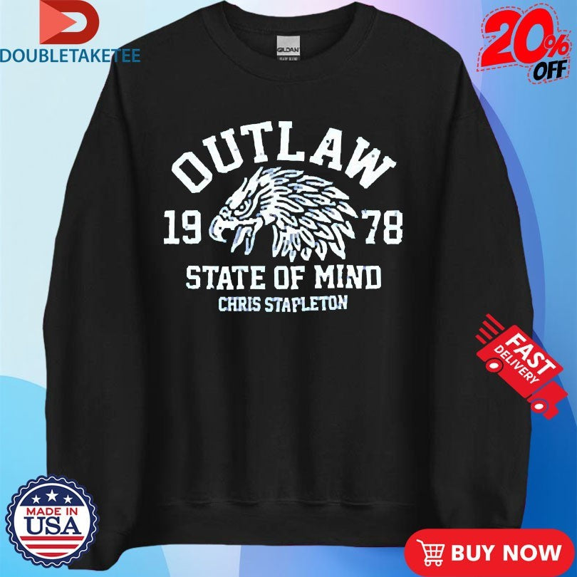 Official Chris Stapleton Outlaw State Of Mind 1978 Eagle Shirts Unisex , , , Long Sleeve Tee