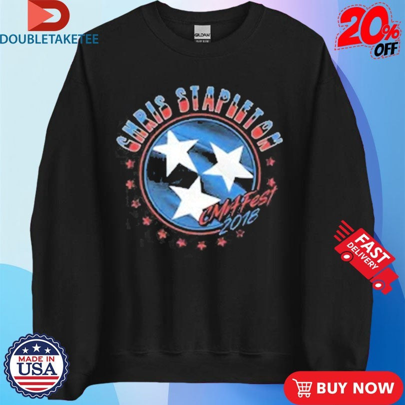 Official Chris Stapleton The CMA Fest Tennessee Flag Shirts Unisex , , , Long Sleeve Tee