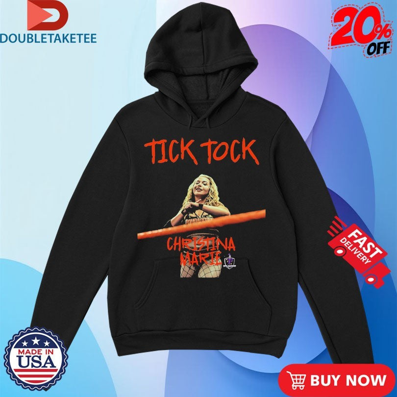 Official Christina Marie Tick Tock Capital Championship Wrestling Shirts Unisex , , , Long Sleeve Tee