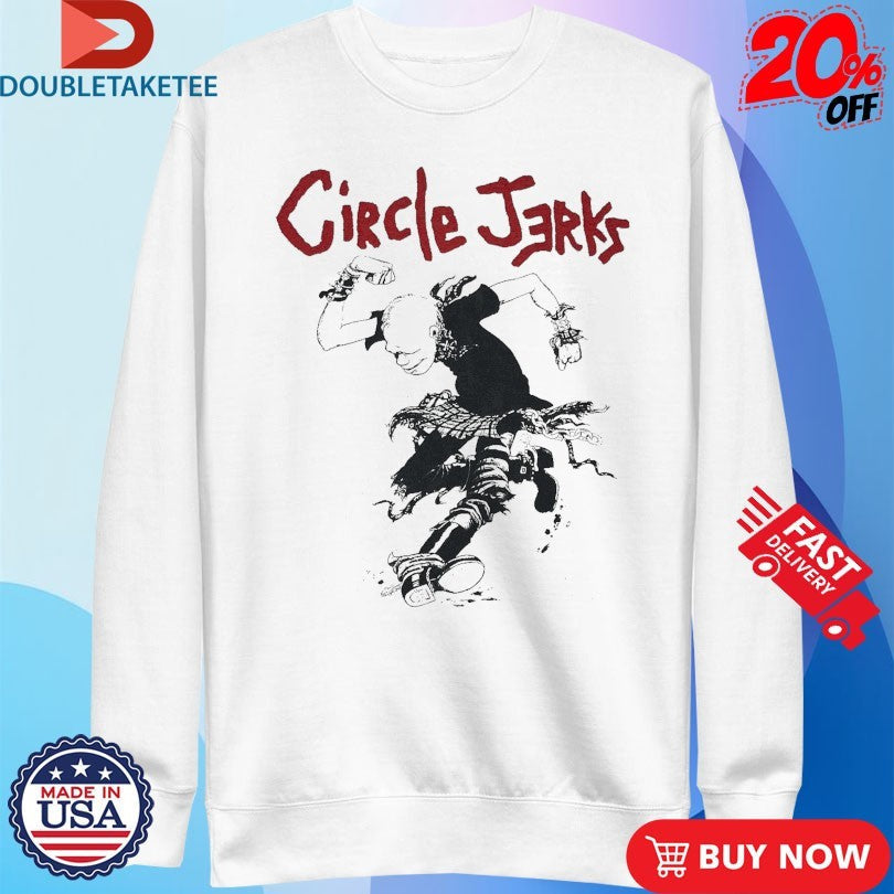 Official Circle Jerks Skankin Shirts Unisex , , , Long Sleeve Tee