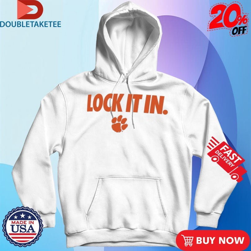 Official Clemson Tigers Lock It In Shirts Unisex , , , Long Sleeve Tee
