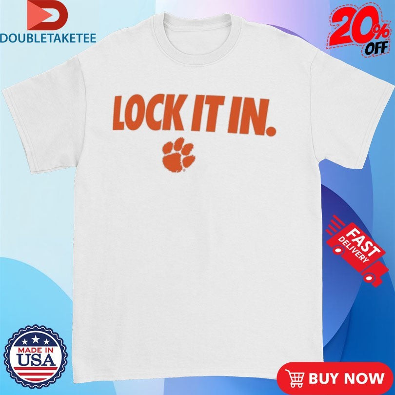 Official Clemson Tigers Lock It In Shirts Unisex , , , Long Sleeve Tee
