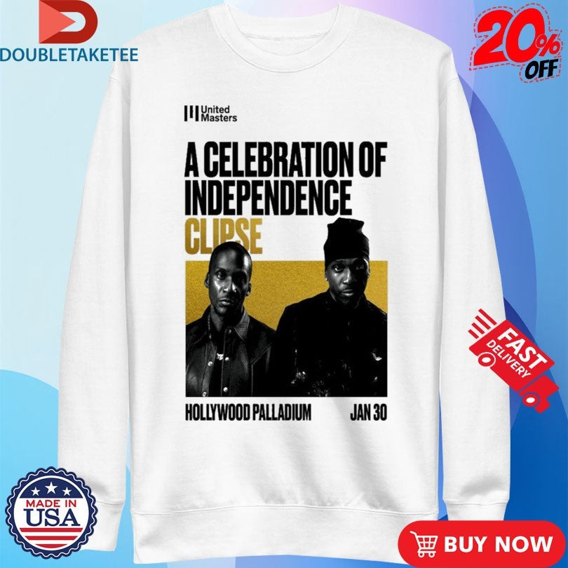 Official Clipse January 30 2026 Hollywood Palladium Shirts Unisex , , , Long Sleeve Tee