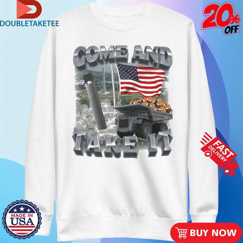 Official Come And Take It American Flag Shirts Unisex , , , Long Sleeve Tee