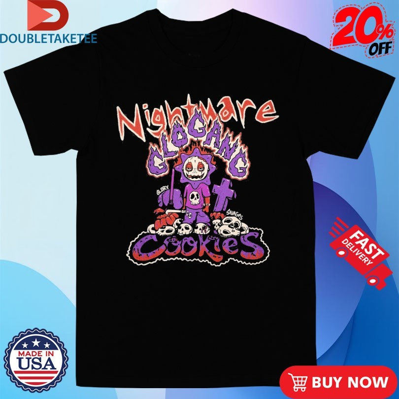 Official Cookies x Glo Gang Nightmare Shirts Unisex , , , Long Sleeve Tee
