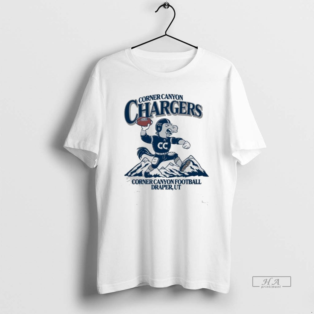 Official Corner Canyon Chargers Football Mascot 2025