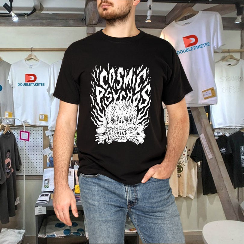 Official Cosmic Psychos Beer Crusher Shirts Unisex , , , Long Sleeve Tee