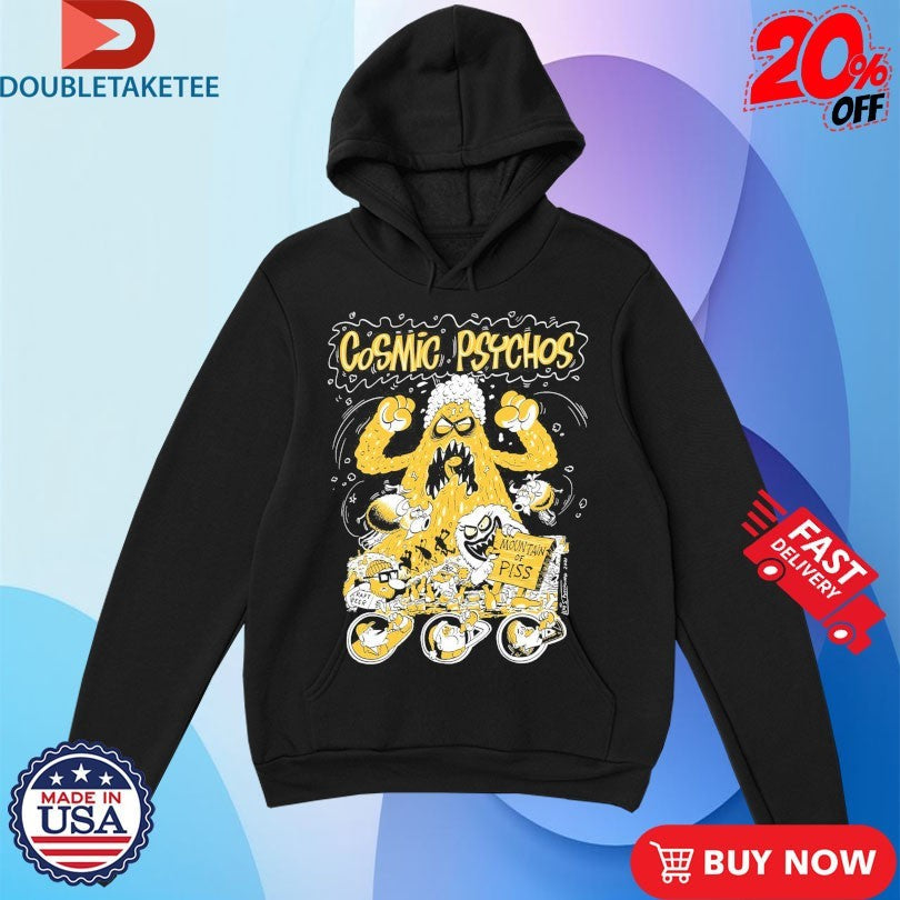 Official Cosmic Psychos Mountain Of Piss Shirts Unisex , , , Long Sleeve Tee