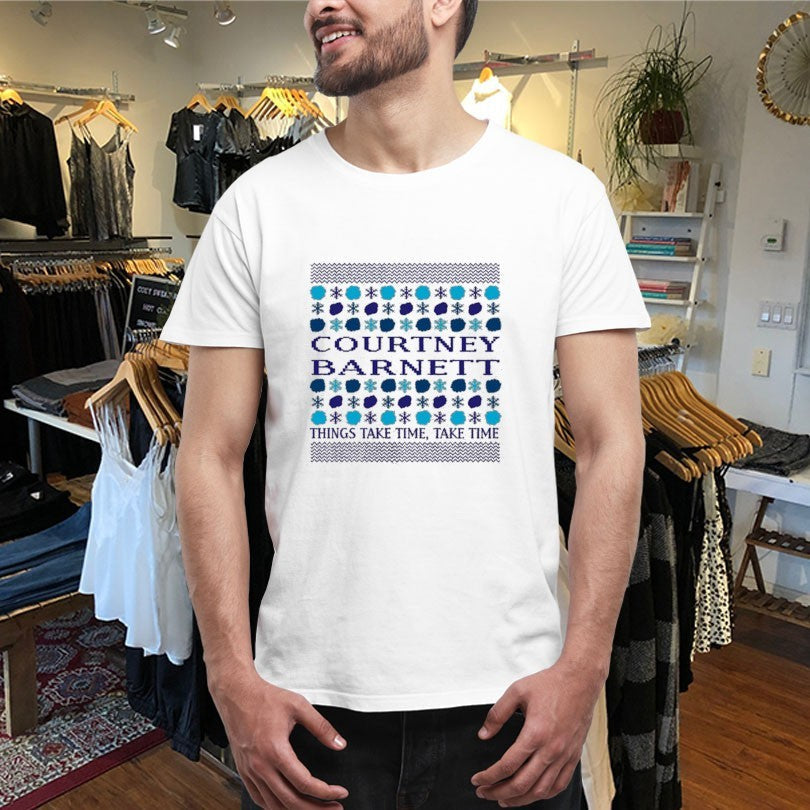 Official Courtney Barnett Things Take Time Holiday Ugly Christmas Shirts Unisex , , , Long Sleeve Tee
