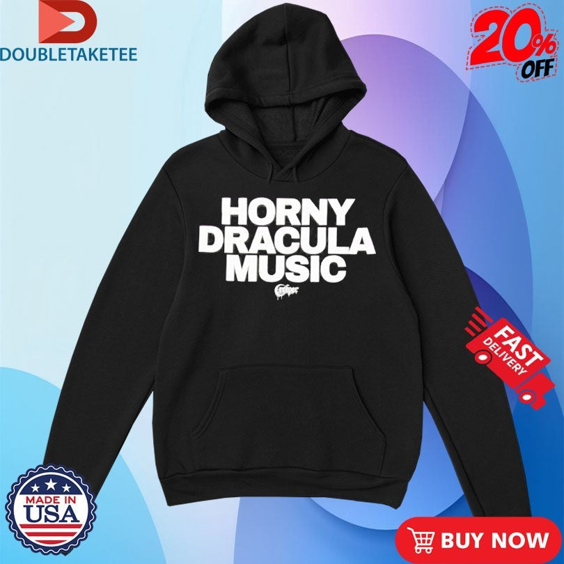 Official Creeper Horny Dracula Music Shirts Unisex , , , Long Sleeve Tee