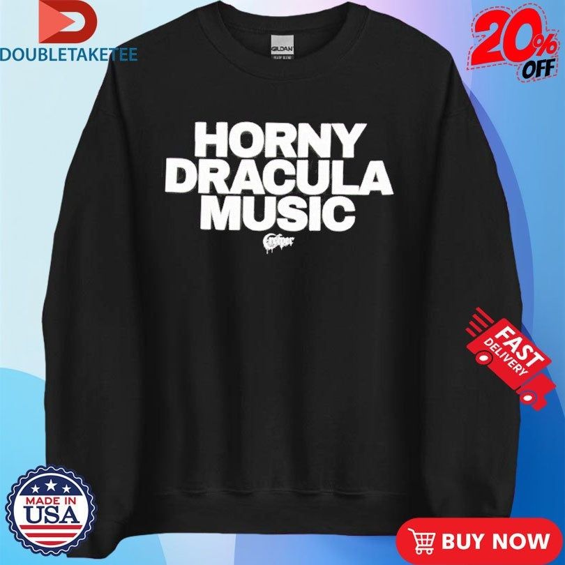 Official Creeper Horny Dracula Music Shirts Unisex , , , Long Sleeve Tee