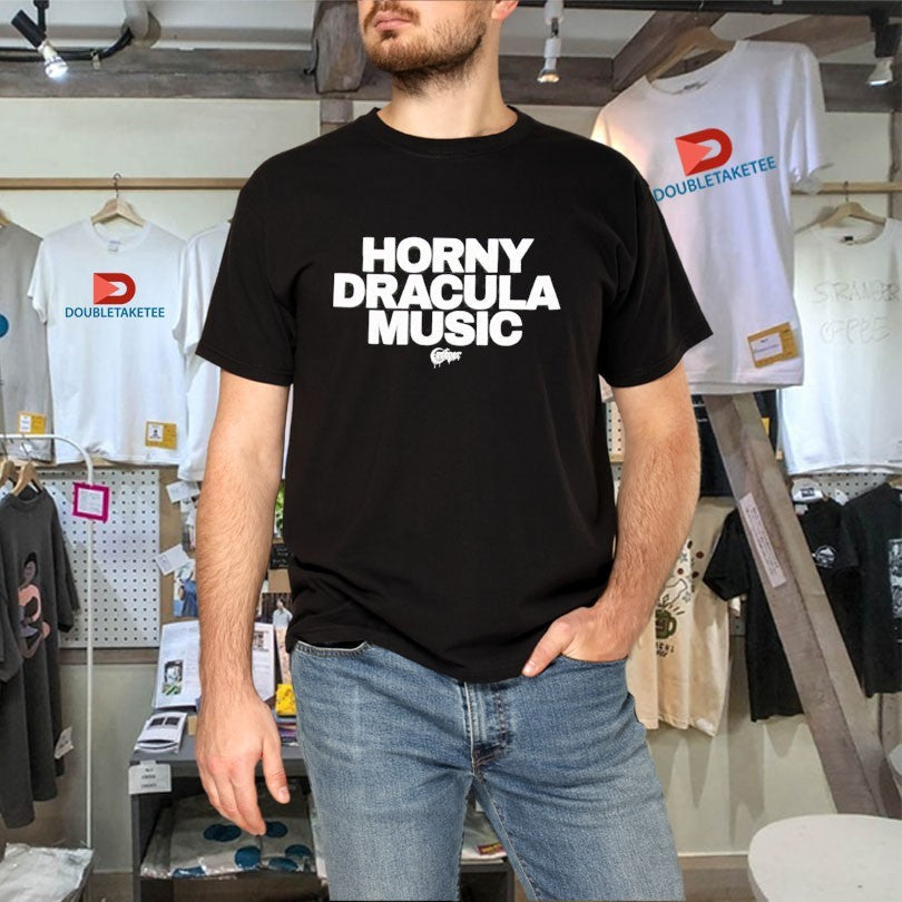 Official Creeper Horny Dracula Music Shirts Unisex , , , Long Sleeve Tee