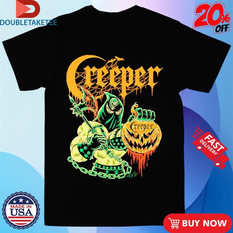 Official Creeper Sol Roc Mistress Of Death Pumpkin Shirts Unisex , , , Long Sleeve Tee