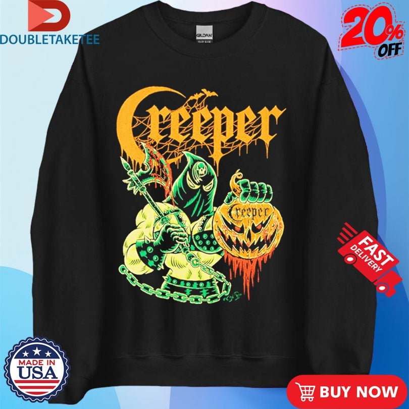Official Creeper Sol Roc Mistress Of Death Pumpkin Shirts Unisex , , , Long Sleeve Tee