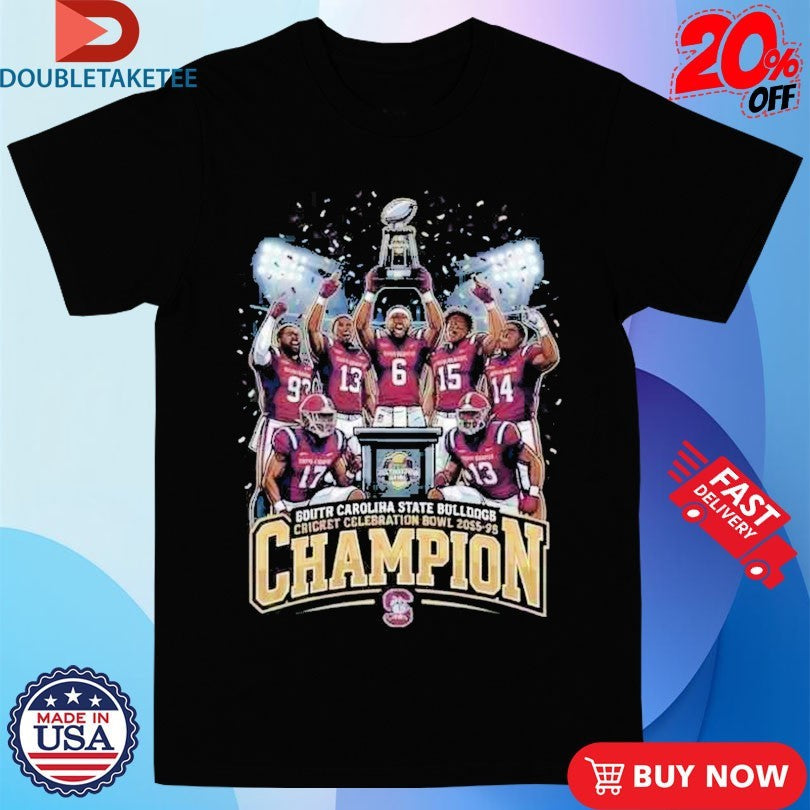 Official Cricket Celebration Bowl 2025 Championship South Carolina State Bulldogs Winner Congratulations Team Member Shirts