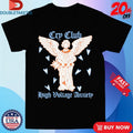 Official Cry Club High Voltage Anxiety Angel Shirts Unisex , , , Long Sleeve Tee
