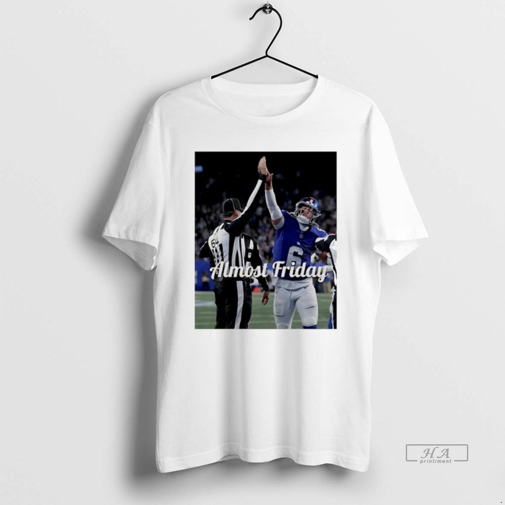 Official Dart High Five Jaxson Dart New York Giants Almost Friday