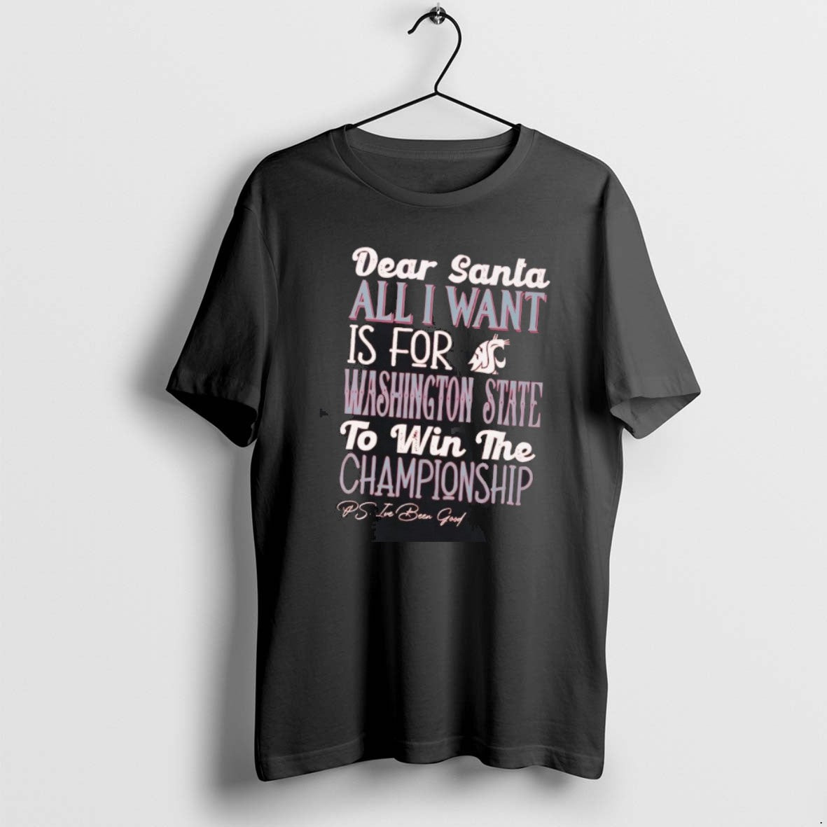 Official Dead Santa All I Want Is Washington State Cougars Win
