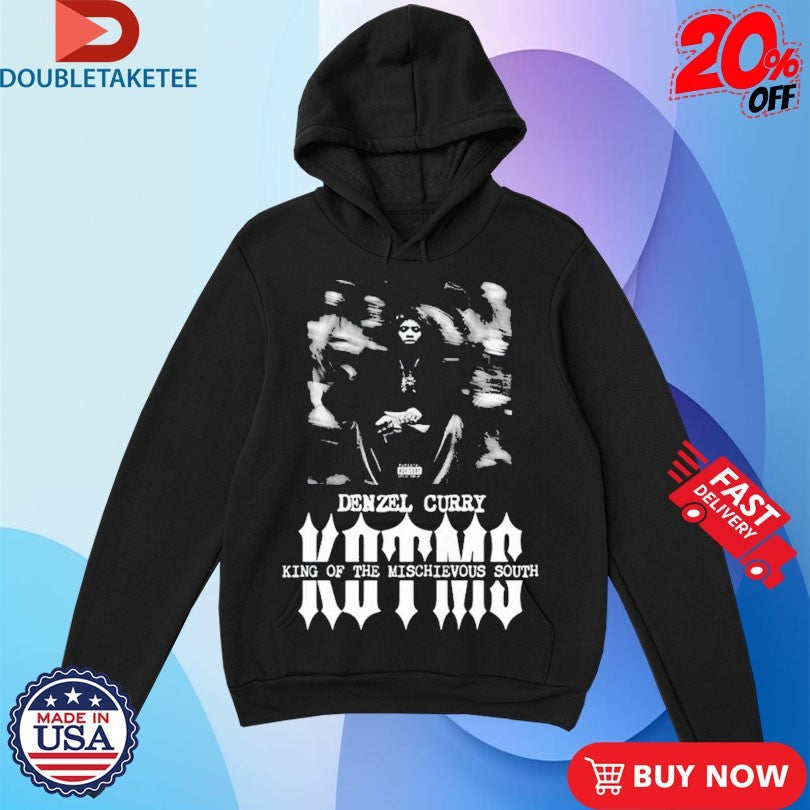 Official Denzel Curry King Of The Mischievous South Photo Shirts Unisex , , , Long Sleeve Tee