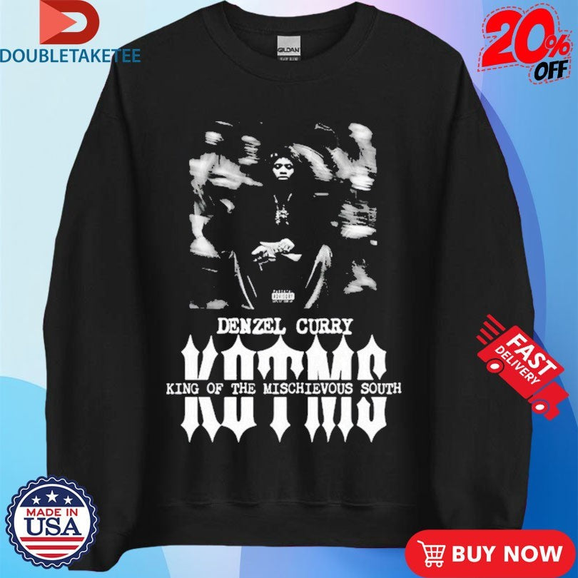 Official Denzel Curry King Of The Mischievous South Photo Shirts Unisex , , , Long Sleeve Tee