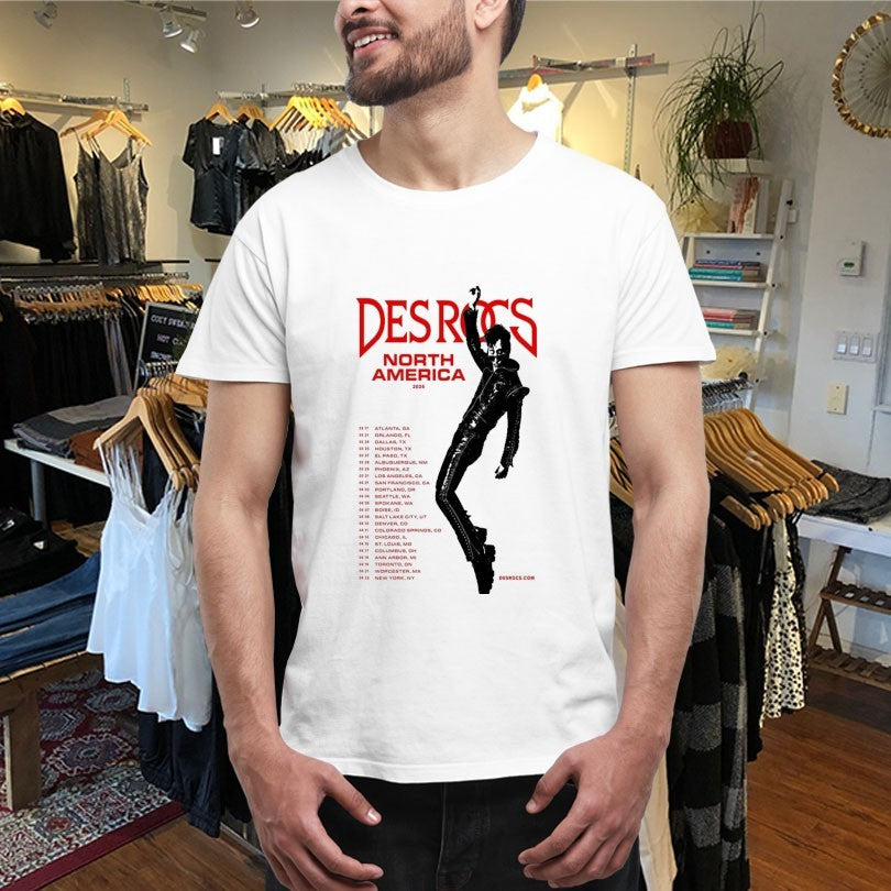 Official Des Rocs North America 2026 Tour Shirts Unisex , , , Long Sleeve Tee