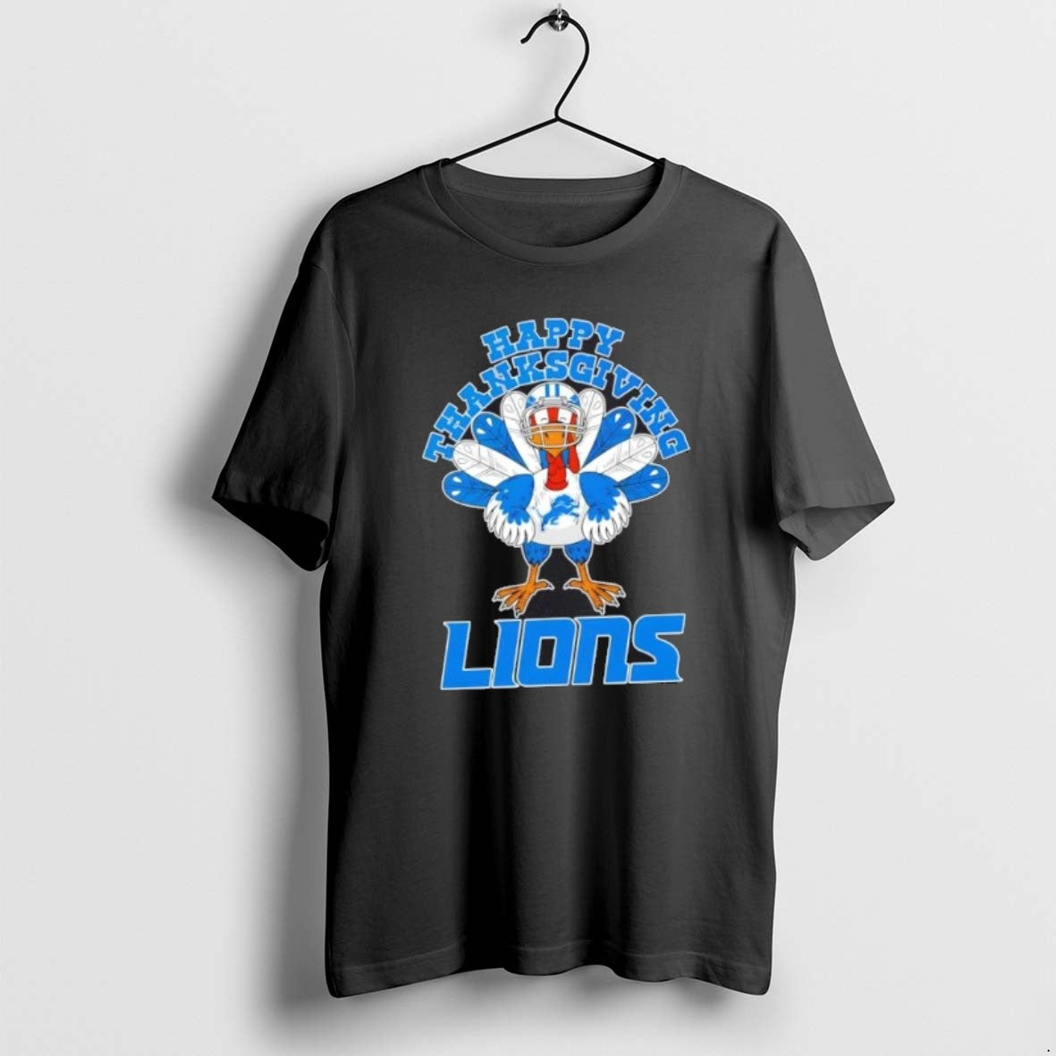 Official Detroit Lions Football X Turkey Happy Thanksgiving