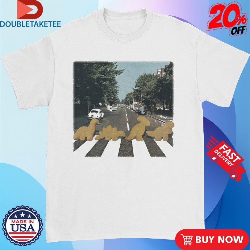 Official Dino Nugget Abbey Road Shirts Unisex , , , Long Sleeve Tee