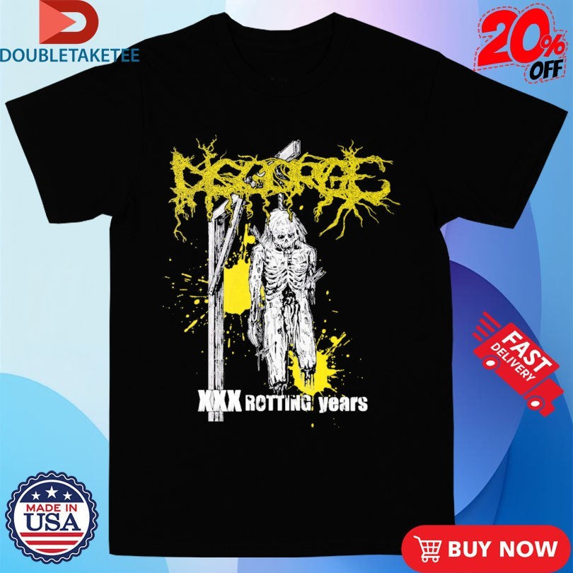 Official Disgorge XXX Rotting Years Shirts Unisex , , , Long Sleeve Tee