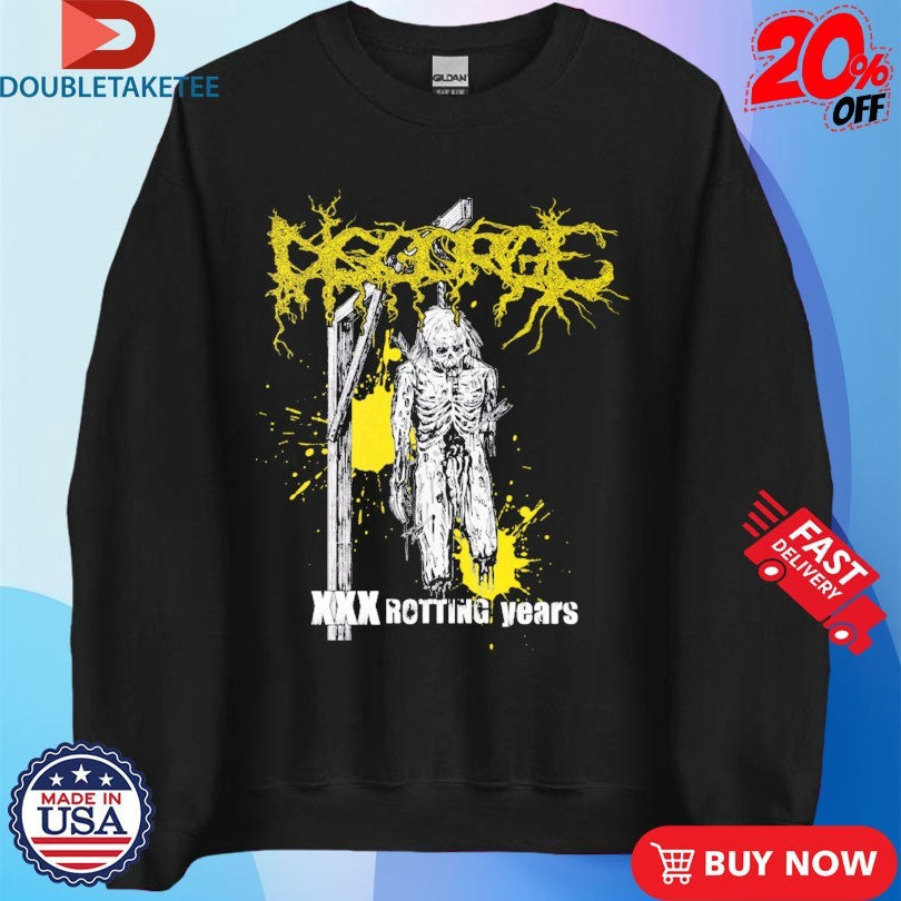 Official Disgorge XXX Rotting Years Shirts Unisex , , , Long Sleeve Tee