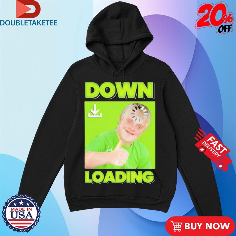 Official Down Loading Thumb Shirts Unisex , , , Long Sleeve Tee