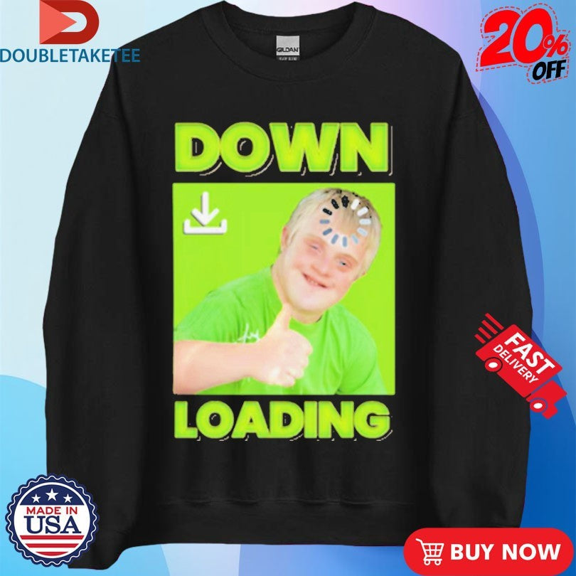 Official Down Loading Thumb Shirts Unisex , , , Long Sleeve Tee