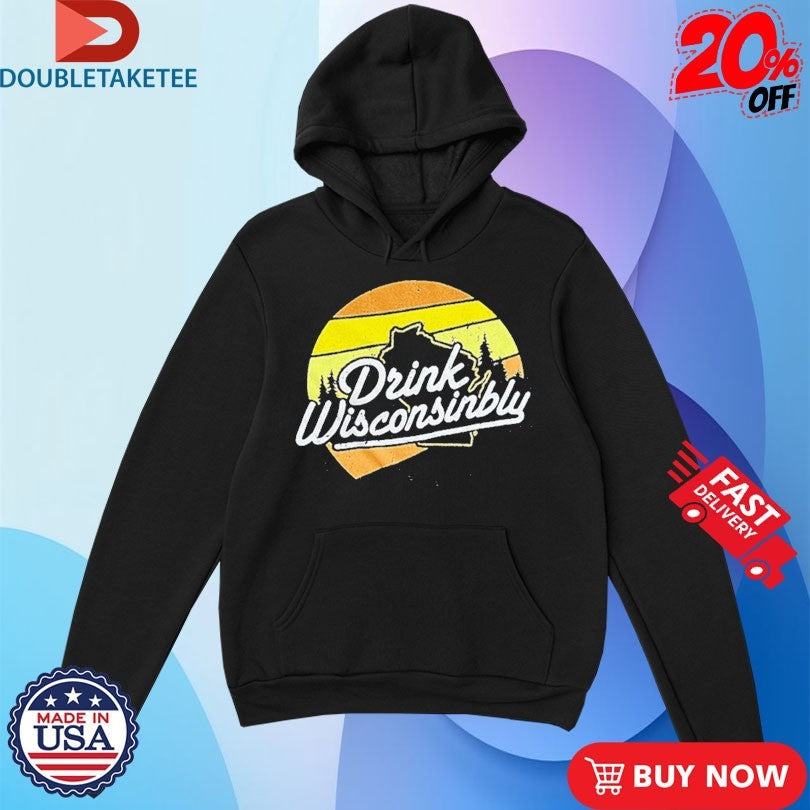 Official Drink Wisconsinbly Sunset Shirts Unisex , , , Long Sleeve Tee