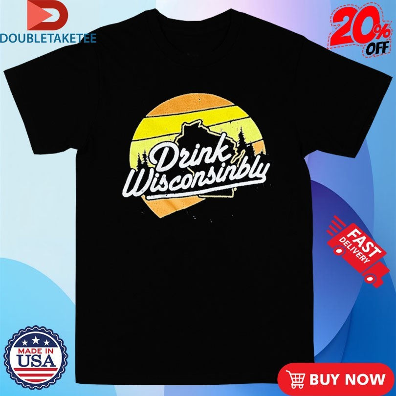 Official Drink Wisconsinbly Sunset Shirts Unisex , , , Long Sleeve Tee