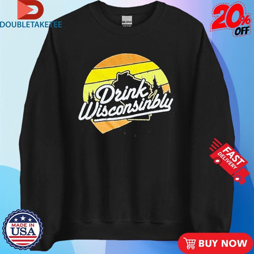 Official Drink Wisconsinbly Sunset Shirts Unisex , , , Long Sleeve Tee