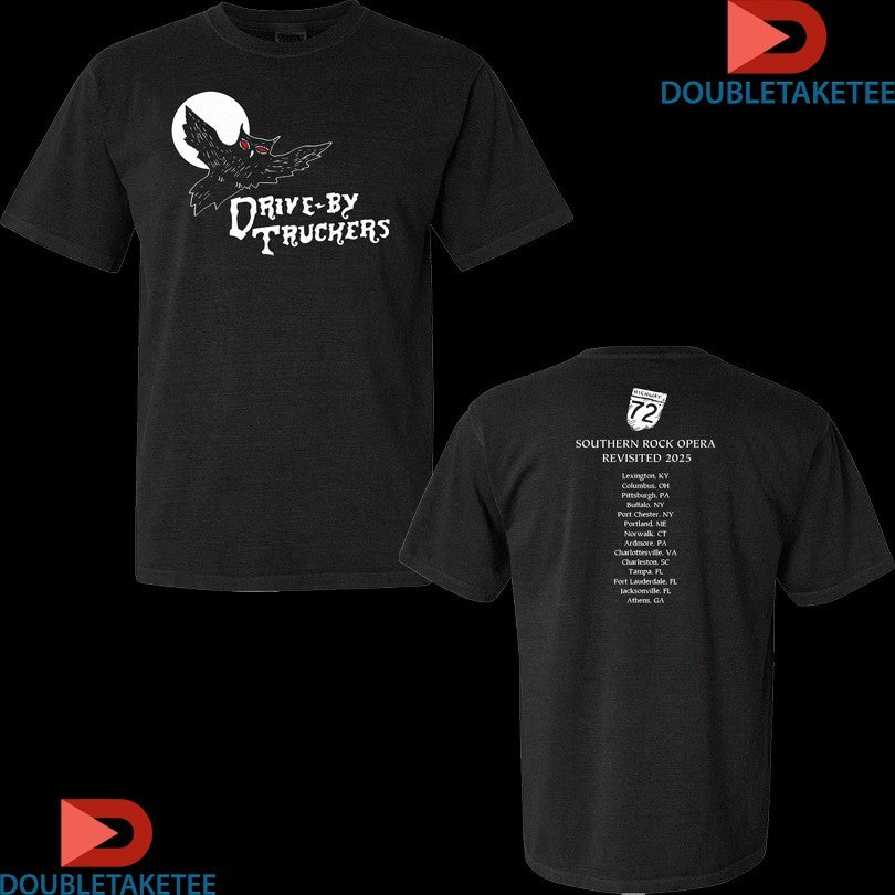 Official Drive By Truckers Southern Rock Opera Revisited 2025 Tour Dates Shirts Unisex , , , Long Sleeve Tee