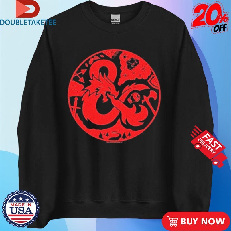 Official Dungeons &amp; Dragons Ampersand Circle Shirts Unisex , , , Long Sleeve Tee