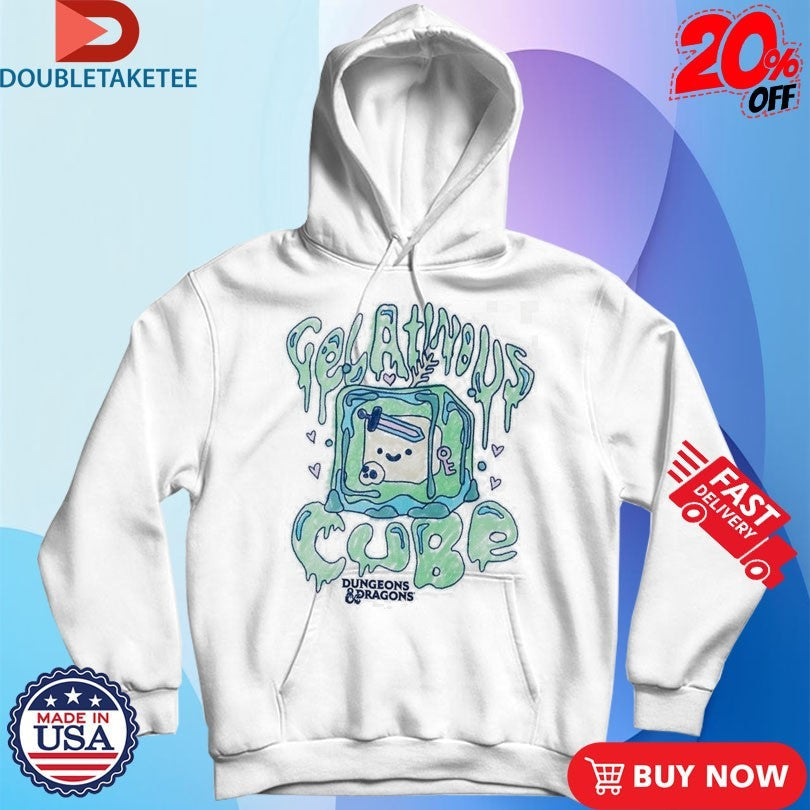 Official Dungeons &amp; Dragons Chibi Gelatinous Cube Shirts Unisex , , , Long Sleeve Tee