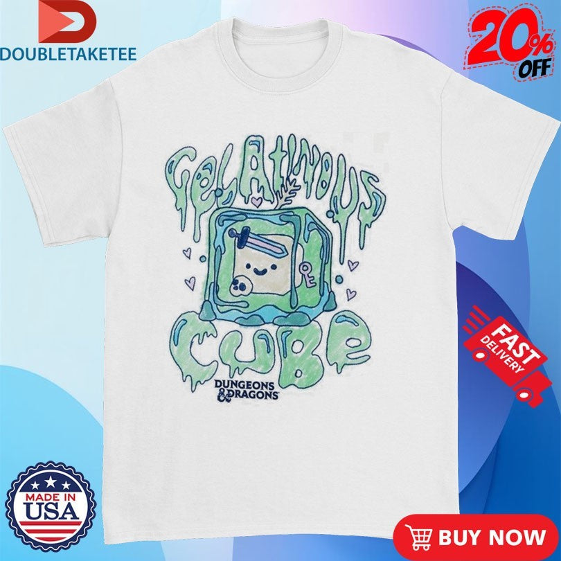 Official Dungeons &amp; Dragons Chibi Gelatinous Cube Shirts Unisex , , , Long Sleeve Tee