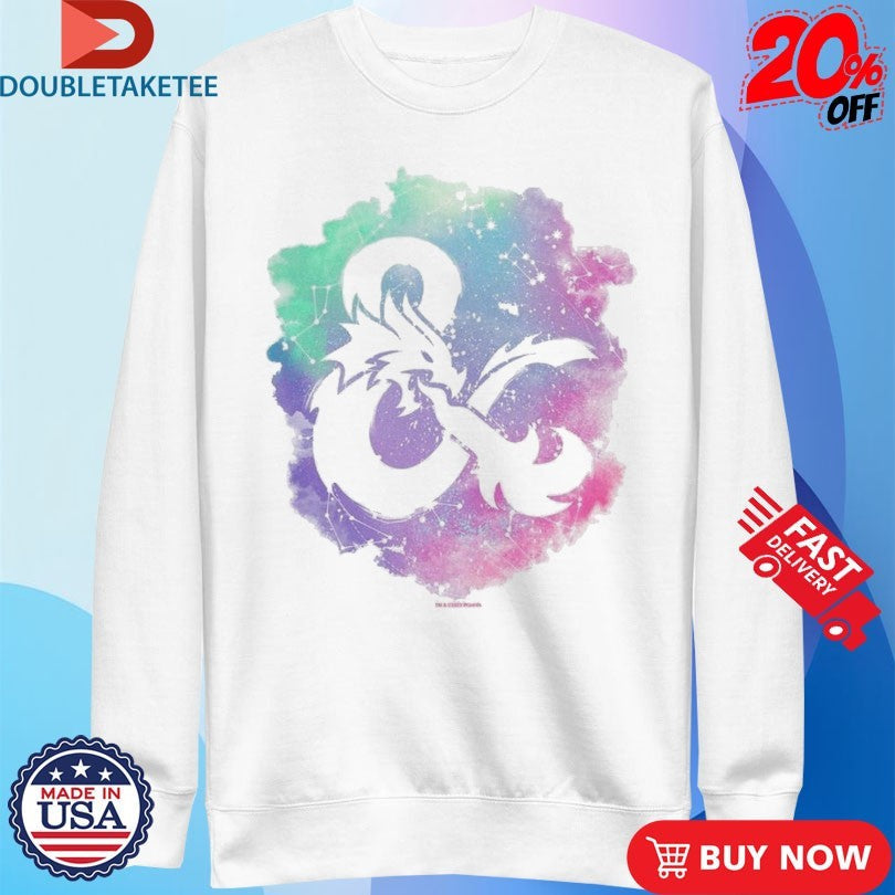 Official Dungeons &amp; Dragons Splash Pastel Logo Shirts Unisex , , , Long Sleeve Tee