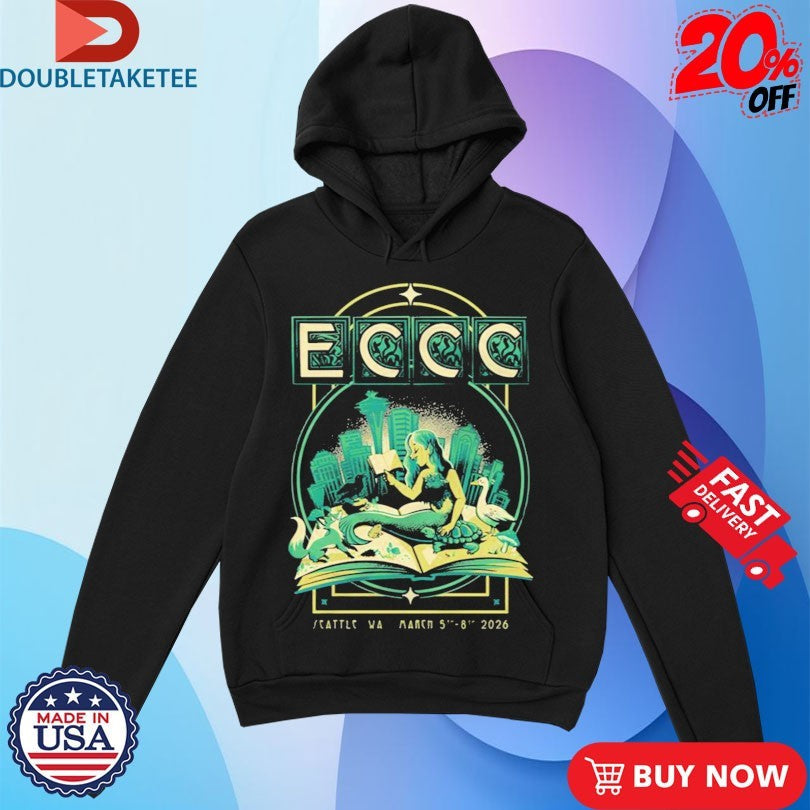 Official ECCC Seattle, WA March 5-8 2026 Book Fox Girl Shirts Unisex , , , Long Sleeve Tee