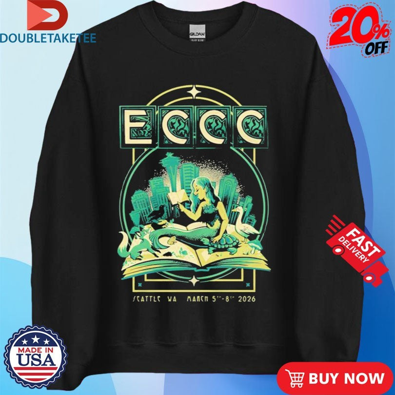 Official ECCC Seattle, WA March 5-8 2026 Book Fox Girl Shirts Unisex , , , Long Sleeve Tee