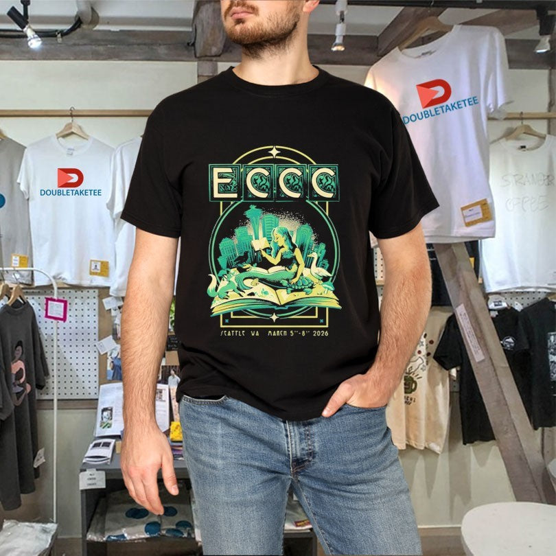 Official ECCC Seattle, WA March 5-8 2026 Book Fox Girl Shirts Unisex , , , Long Sleeve Tee