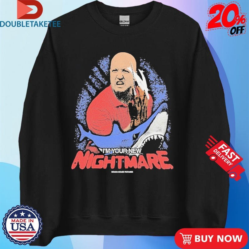 Official Eastbound &amp; Down I’m Your New Nightmare Rough House Pictures Shark Shirts
