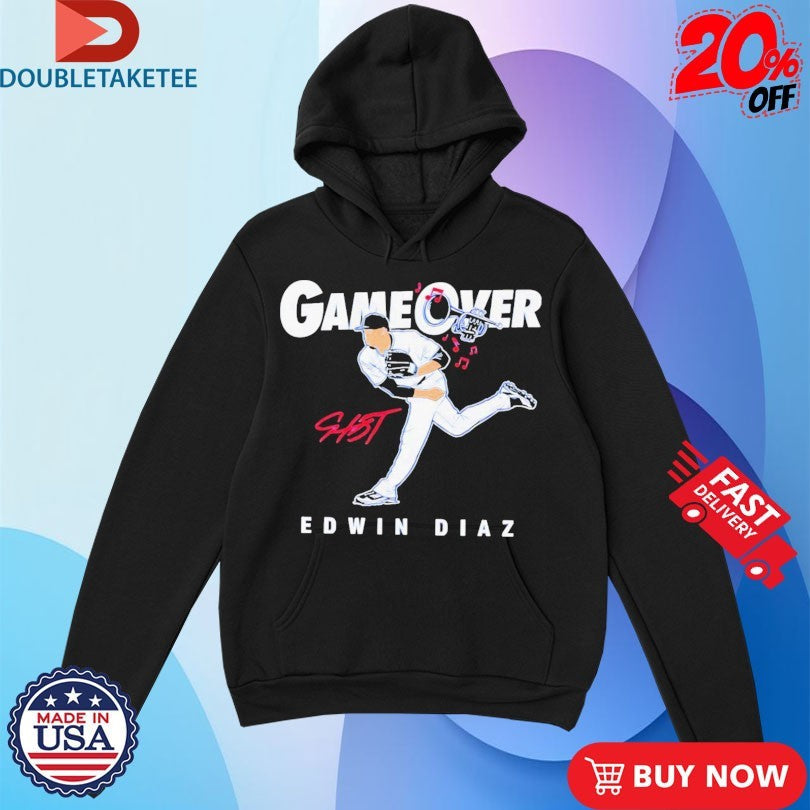 Official Edwin Diaz Game Over Los Angeles Dodgers Signature Shirts Unisex , , , Long Sleeve Tee