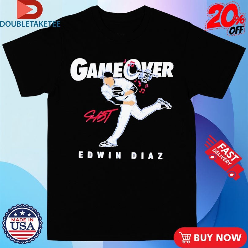 Official Edwin Diaz Game Over Los Angeles Dodgers Signature Shirts Unisex , , , Long Sleeve Tee
