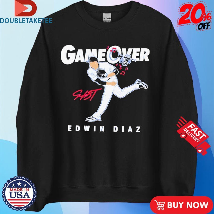 Official Edwin Diaz Game Over Los Angeles Dodgers Signature Shirts Unisex , , , Long Sleeve Tee
