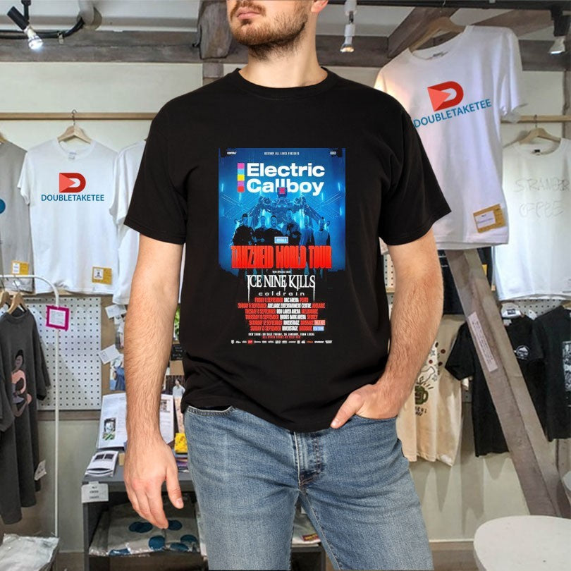 Official Electric Callboy Tanzneid World Tour 2026 Dates Shirts Unisex , , , Long Sleeve Tee